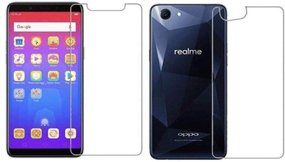 DEVOLD ENTERPRISES Front and Back Screen Guard for OPPO Realme 1(Pack of 2)