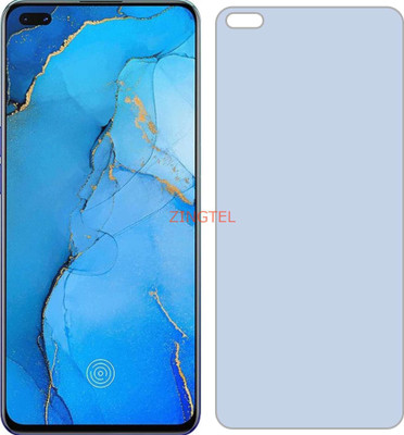 ZINGTEL Tempered Glass Guard for OPPO RENO3 PRO (Impossible AntiBlue Light)(Pack of 1)