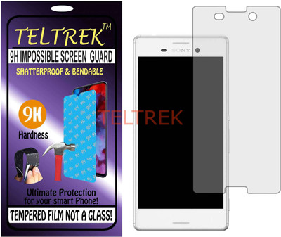 TELTREK Tempered Glass Guard for SONY XPERIA M4 AQUA (Flexible, Unbreakable)(Pack of 1)