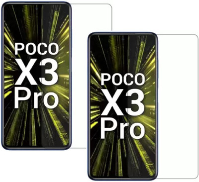 ISAAK Tempered Glass Guard for POCO X3 Pro(Pack of 2)