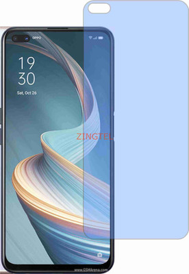 ZINGTEL Tempered Glass Guard for OPPO RENO4 Z 5G (Impossible AntiBlue Light)(Pack of 1)