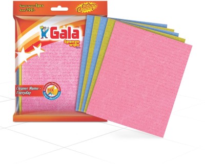 GALA Kitchen Wipe Scrub Sponge(Medium, Pack of 5)