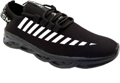 fashion Galaxy Running Shoes For Men(Black , 7)