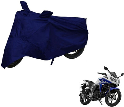 Auto Hub Two Wheeler Cover for Yamaha(Fazer, Blue)