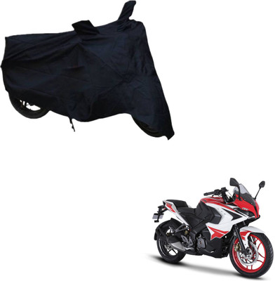 THE REAL ARV Two Wheeler Cover for Bajaj(Pulsar RS 200, Black)