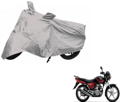 Auto Hub Two Wheeler Cover for Yamaha(YBR 125, Silver)