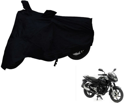 Auto Hub Two Wheeler Cover for Bajaj(Pulsar 150, Black)