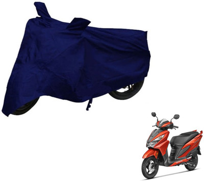 Auto Hub Two Wheeler Cover for Honda(Grazia, Blue)