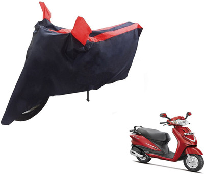 Auto Hub Two Wheeler Cover for Hero(Duet, Black, Red)