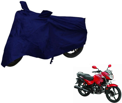 Auto Hub Two Wheeler Cover for Hero(Glamour FI, Blue)