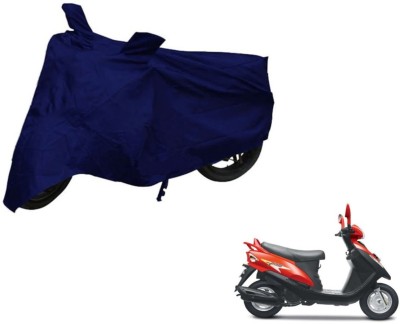 Auto Hub Two Wheeler Cover for Mahindra(Flyte, Blue)