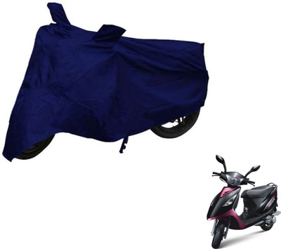 Auto Hub Two Wheeler Cover for TVS(Streek, Blue)