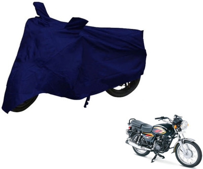 Auto Hub Two Wheeler Cover for TVS(Max 4R, Blue)