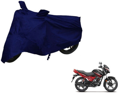 Auto Hub Two Wheeler Cover for Hero(Glamour, Blue)
