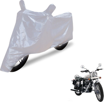 CREEPER Two Wheeler Cover for Royal Enfield(Bullet 350, Silver)