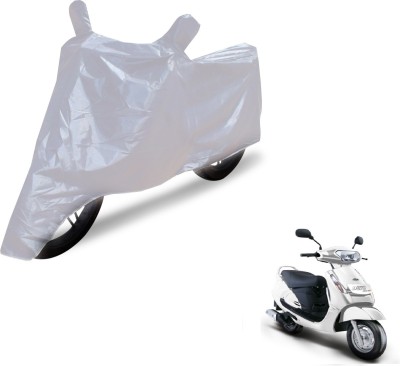 NIKS Two Wheeler Cover for Mahindra(Duro DZ, Silver)