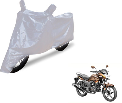 Auto Hub Two Wheeler Cover for Hero(Hunk, Silver)