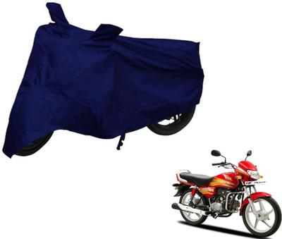 Auto Hub Two Wheeler Cover for Hero(HF Deluxe, Blue)