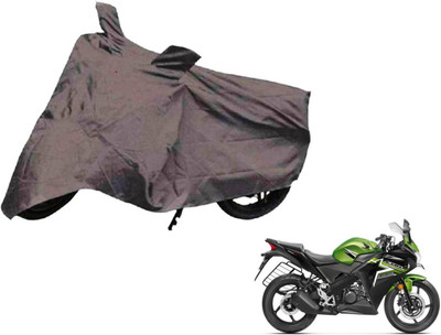 Auto Hub Two Wheeler Cover for Honda(CBR 150R, Grey)