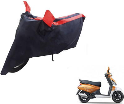 Auto Hub Two Wheeler Cover for Mahindra(Gusto, Black, Red)