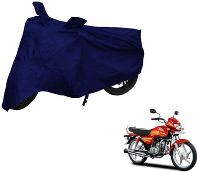 Auto Hub Two Wheeler Cover for Hero(CD deluxe, Blue)