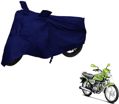 Auto Hub Two Wheeler Cover for Hero(HF Deluxe, Blue)