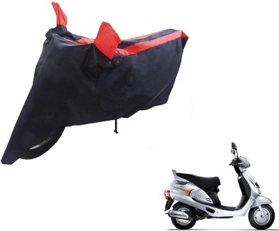 Auto Hub Two Wheeler Cover for Mahindra(Duro, Black, Red)