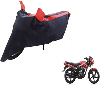 Auto Hub Two Wheeler Cover for TVS(Sport, Black, Red)