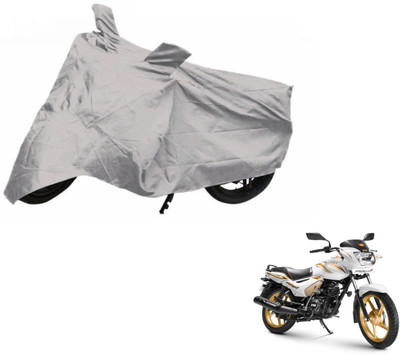 Auto Hub Two Wheeler Cover for TVS(Star City, Silver)