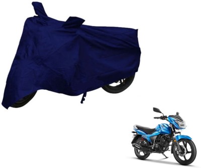 Auto Hub Two Wheeler Cover for TVS(Victor GLX, Blue)