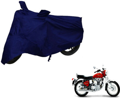 Auto Hub Two Wheeler Cover for Royal Enfield(Blue)