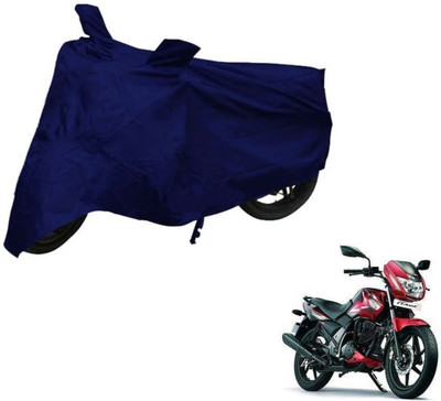 Auto Hub Two Wheeler Cover for TVS(Flame SR125, Blue)