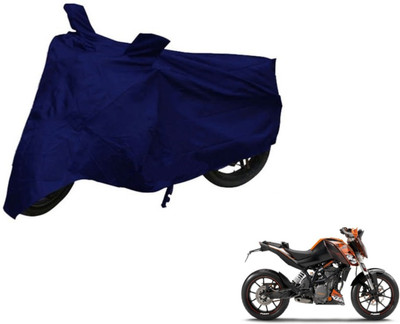 Auto Hub Two Wheeler Cover for KTM(Duke 200, Blue)