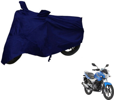 Auto Hub Two Wheeler Cover for Bajaj(Discover 125 DTS-i, Blue)