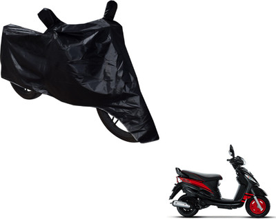 Auto Hub Two Wheeler Cover for Mahindra(Rodeo, Black)