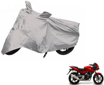 TGP GROUP Waterproof Two Wheeler Cover for Bajaj(Pulsar 220 DTS-i, Silver)