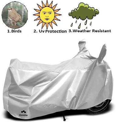 Onisha Two Wheeler Cover for Harley Davidson(XL 1200, Silver)