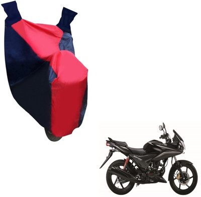 NIKS Two Wheeler Cover for Honda(CBF Stunner, Black, Red)