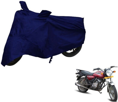 Auto Hub Two Wheeler Cover for Bajaj(Boxer, Blue)