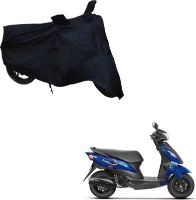 THE REAL ARV Two Wheeler Cover for Suzuki(Let's, Black)