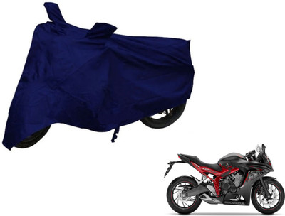 Auto Hub Two Wheeler Cover for Honda(CBR 650F, Blue)