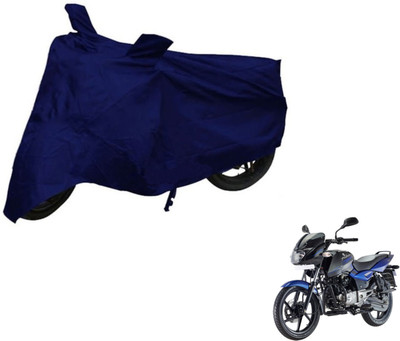 Auto Hub Two Wheeler Cover for Bajaj(Pulsar 150 DTS-i, Blue)