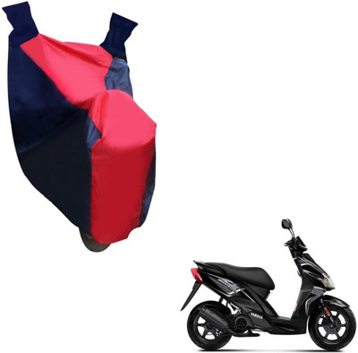 NIKS Two Wheeler Cover for Yamaha(Jog R, Black, Red)