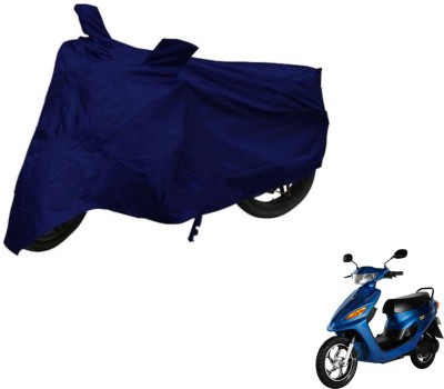 Auto Hub Two Wheeler Cover for Universal For Bike(Yo Electron, Blue)