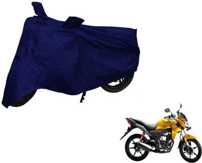 Auto Hub Two Wheeler Cover for Honda(CB Twister, Blue)
