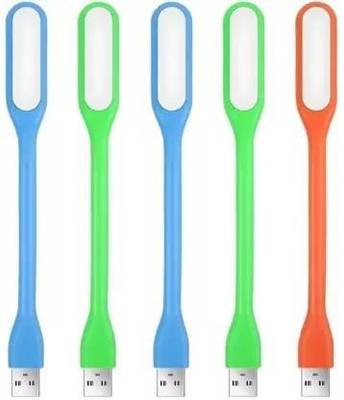 RRHR SALES Pack Of 5 USB LED Light Flexible Mini USB LED Light, LED Lamp for Laptop, Keyboard, Power Bank, Portable Night LED Light or Reading LED Lamp Led Light 5 USB LIGHT Led Light  (Multicolor)