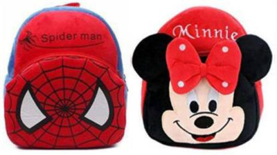 AMANVANI BM-Spiderman With Minnie_pk_p14 12 L Backpack(Multicolor)