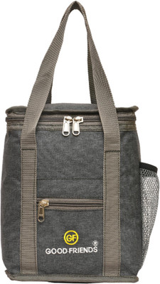 Zadinga Office Tiffin Bag For All Men Women Boys & Girls Stylish Lunch Bag Handbag Waterproof Lunch Bag(Grey, 4 L)