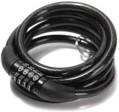 Afpin High Secure Multipurpose Number Numlock for Bikes, Helmets Luggage Cycle Lock