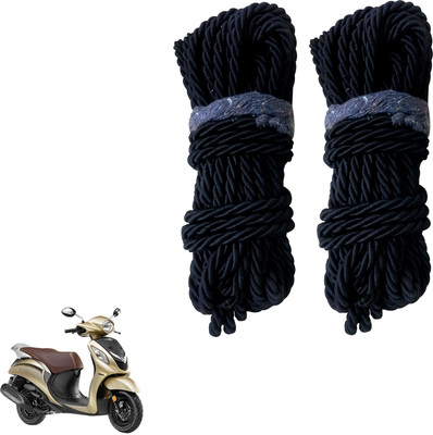 DvineAutoFashionZ Bike Crash Guard Black Rope Set Of 2 ForFascino_RBLK252(Yamaha)